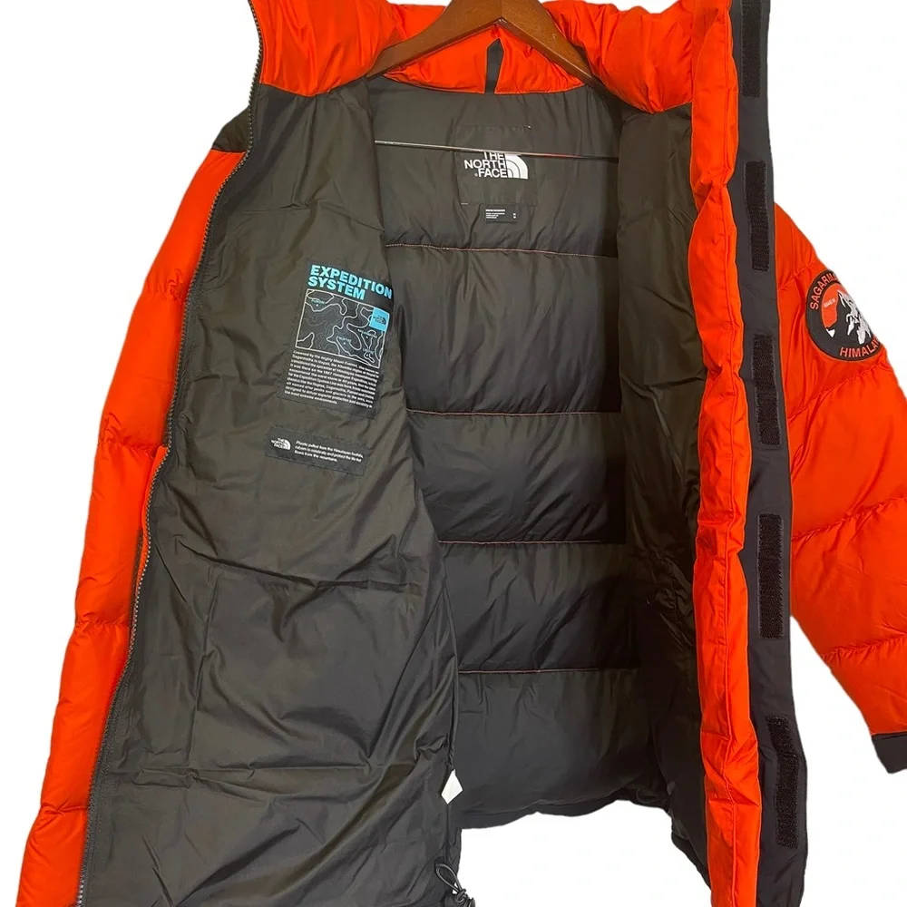 The North Face Men's Orange and Black Jacket - Picture 6 of 15